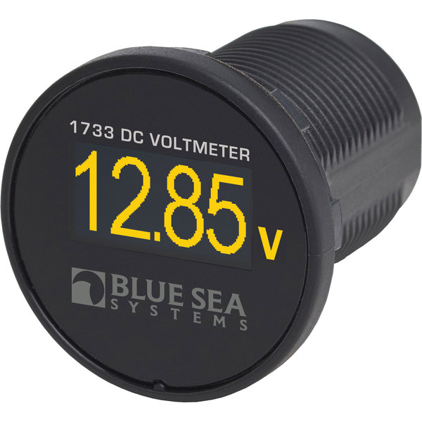 Blue Sea Systems Blue Sea Systems 1733-BSS Mini Digital DA Voltmeter 1733-BSS